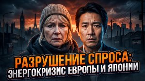 ⛽ Крах спроса: как Европа и Япония тонут в энергетическом кризисе