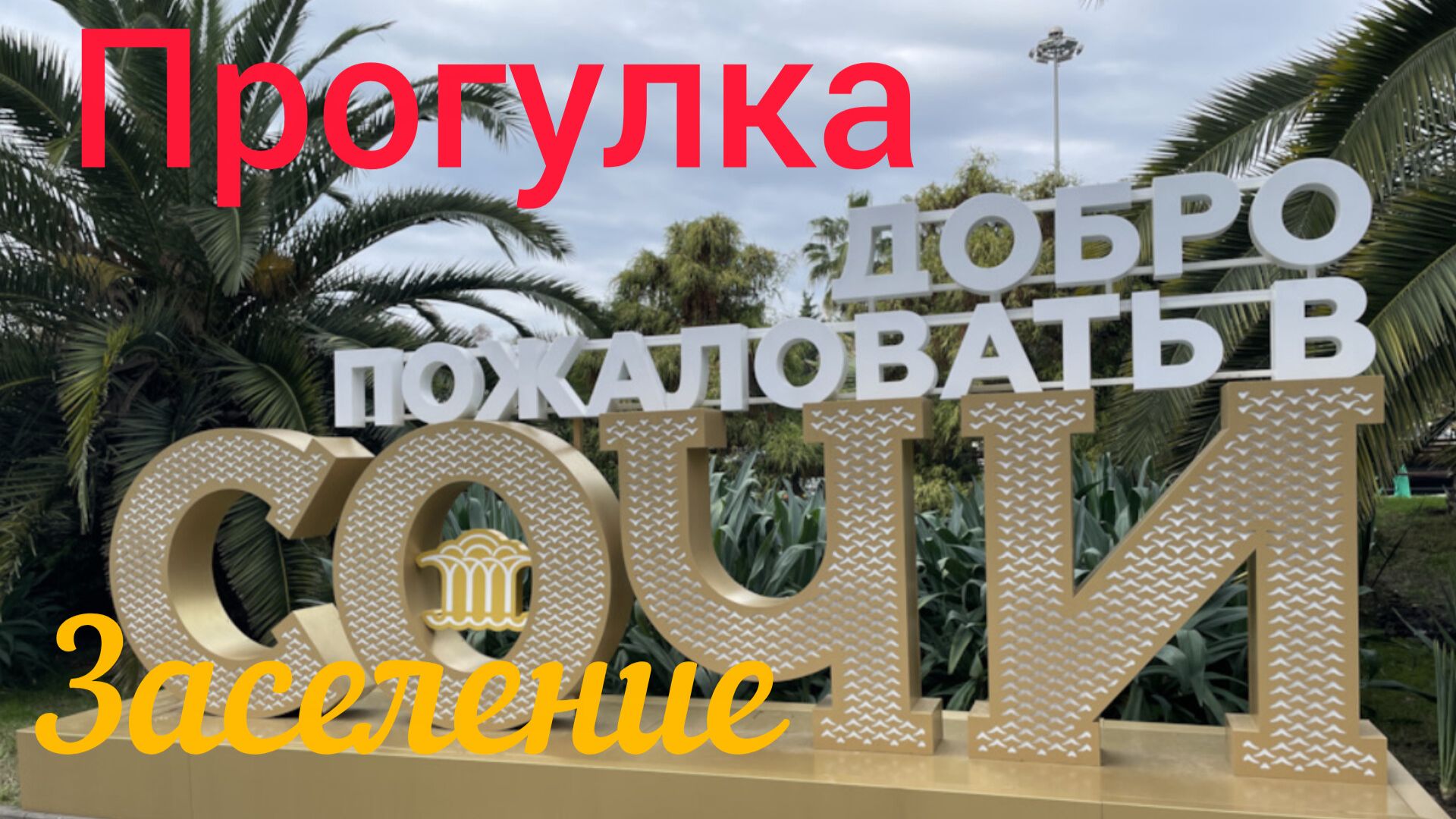 Ранее утро в Сочи. Иду пить кофе. Заселение. Пляж 