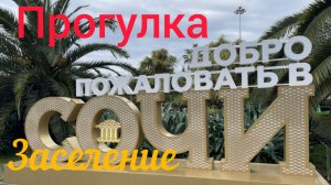 Ранее утро в Сочи. Иду пить кофе. Заселение. Пляж «Ривьера».