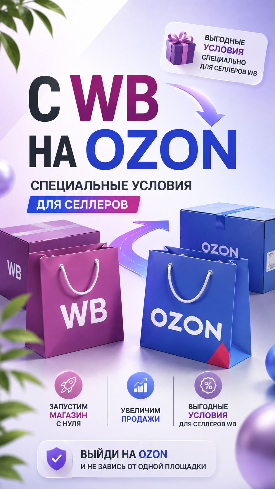 С WB на Ozon: специальные условия для селлеров