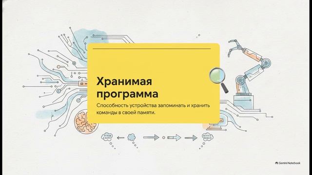 Робототехника 5 класс 3 Роботы и принцип хранимой программы