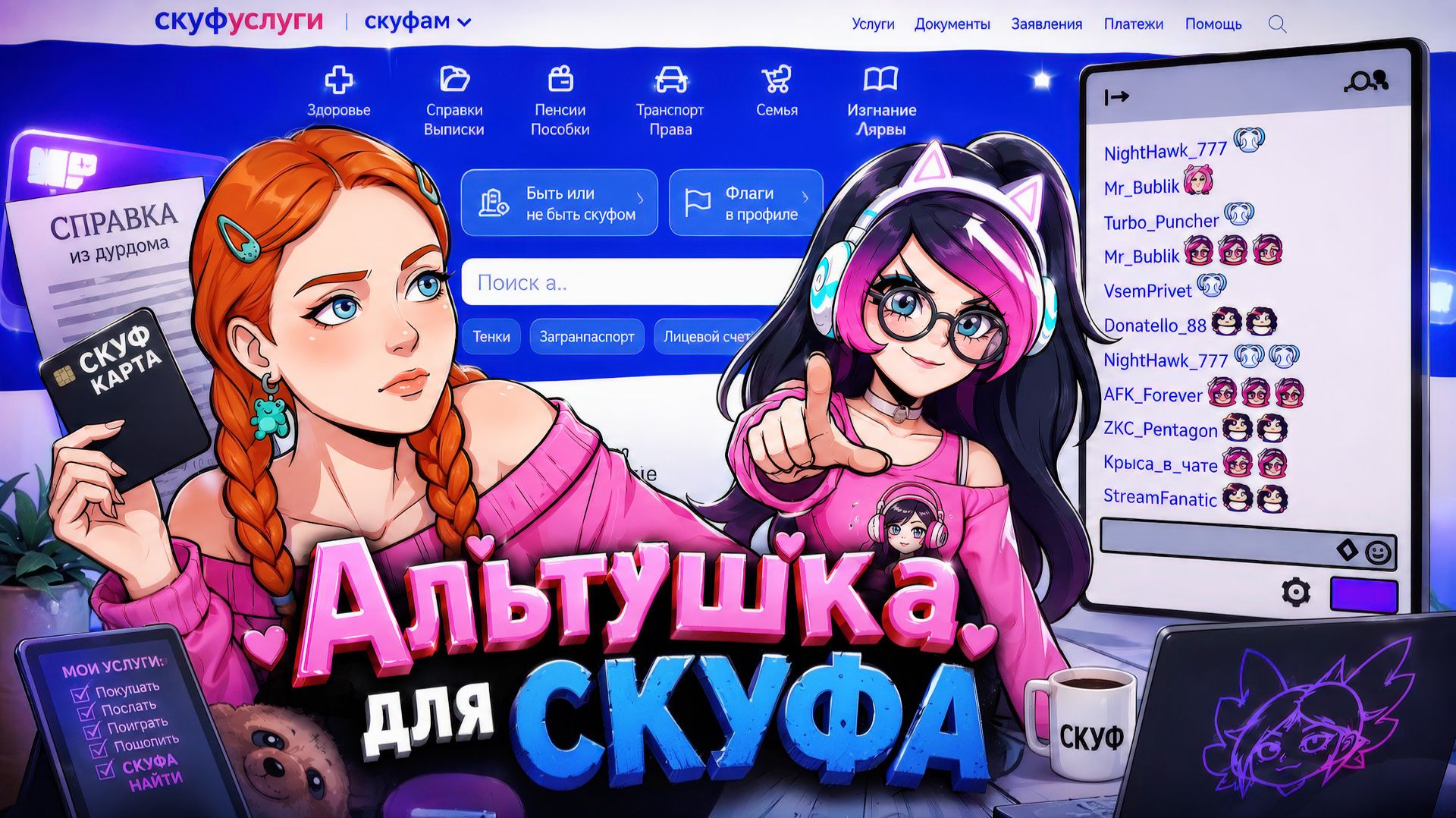 СКУФ СМОТРИТ ДРУГОГО СКУФА 👀 ► Альтушка для скуфа #19