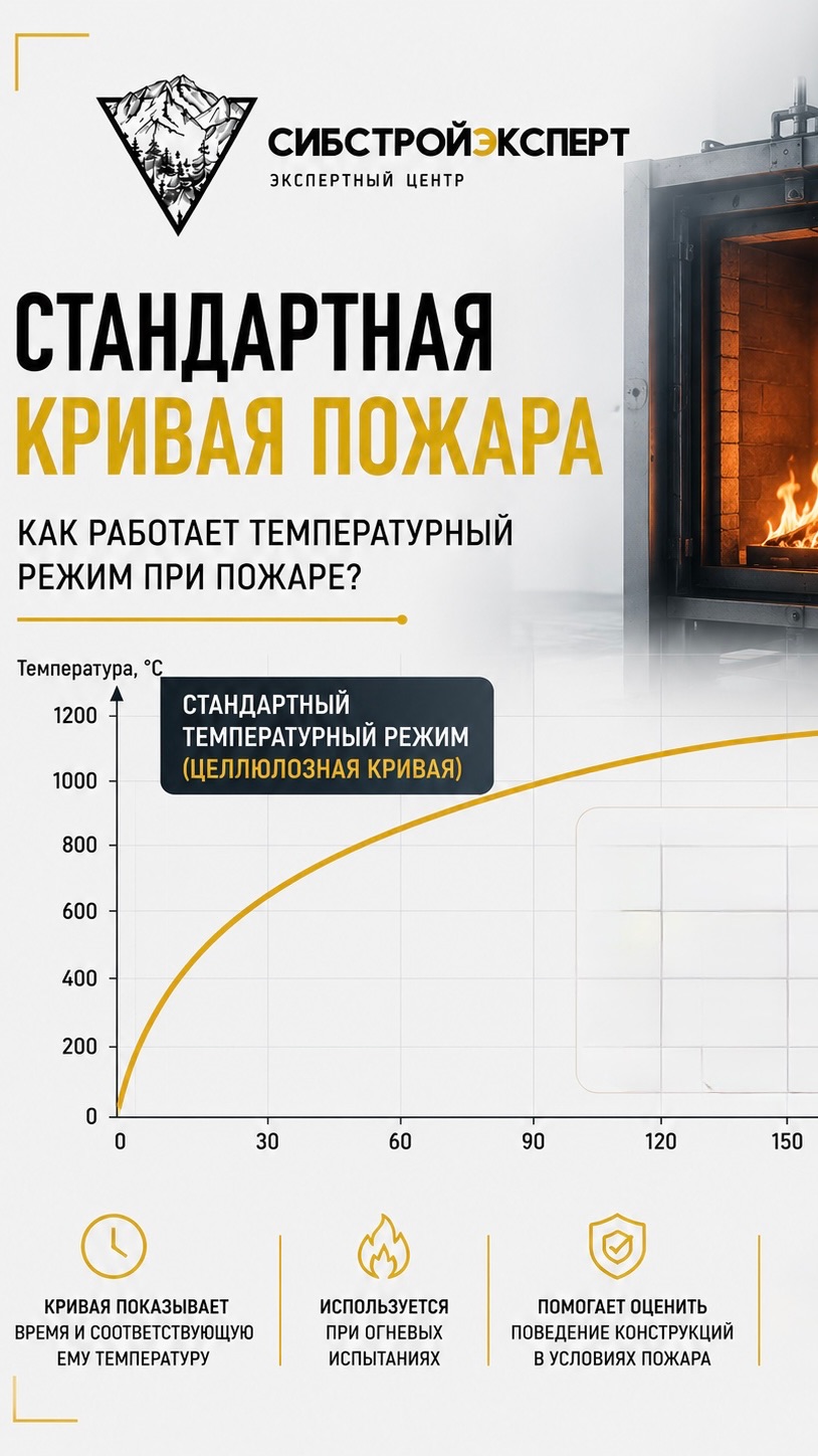 Что такое стандартная кривая пожара? 