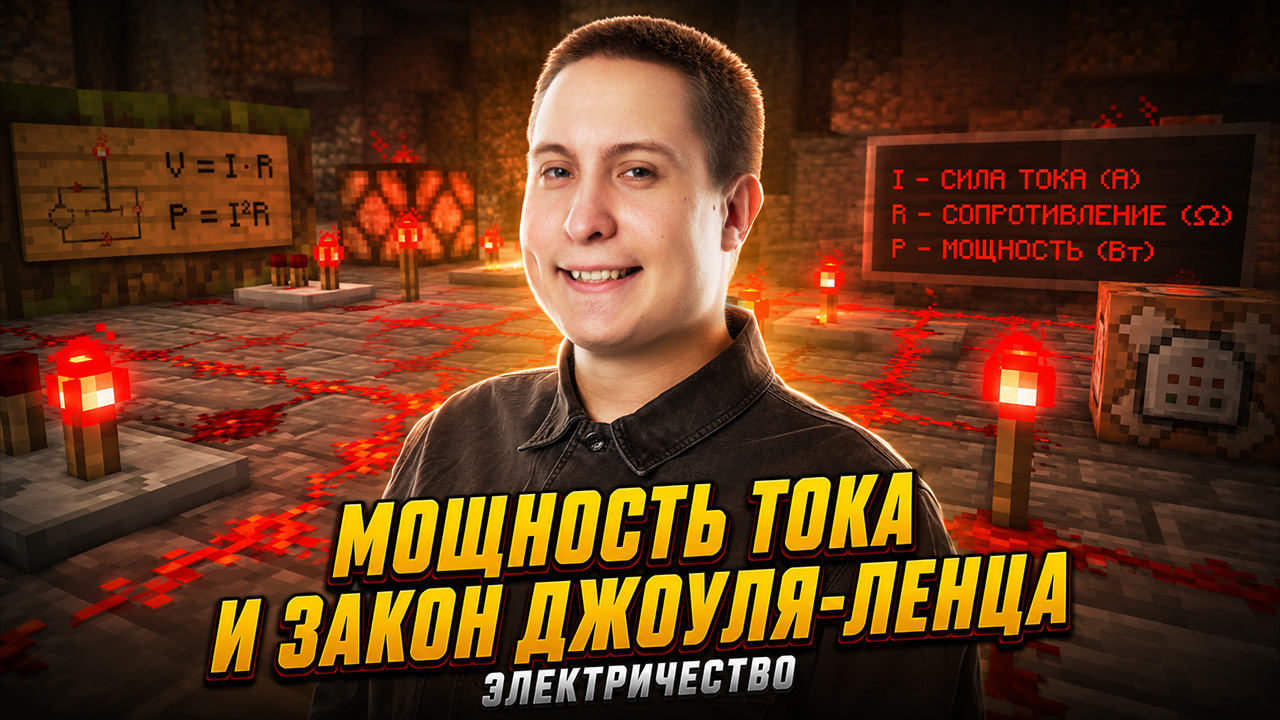 Мощность тока и закон Джоуля-Ленца  Электричество  Физика ОГЭ  Умскул