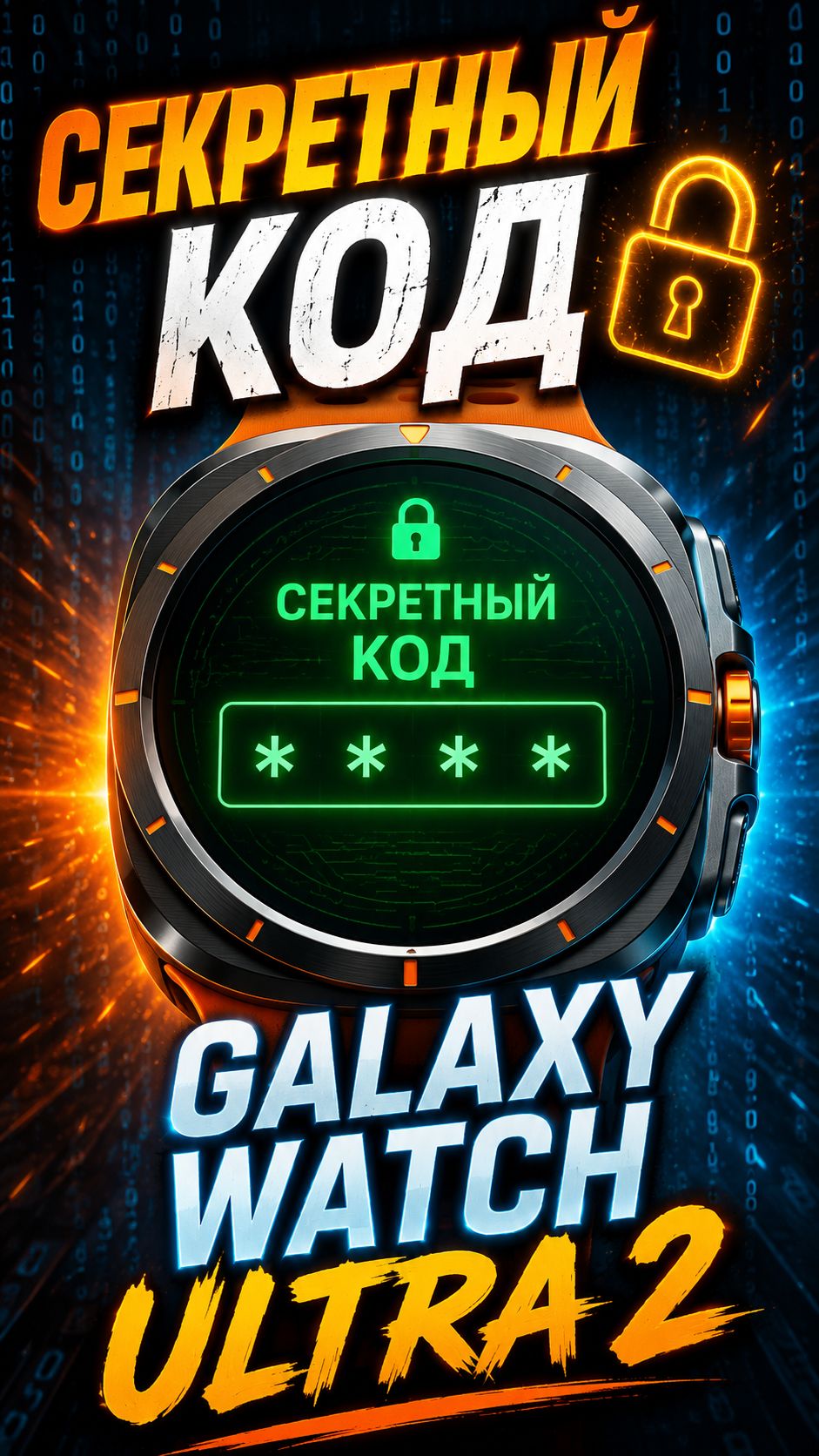 SECRET Код для часов Galaxy Watch Ultra 2 и других