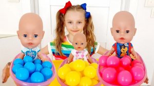 Полина и куклы не хотят спать