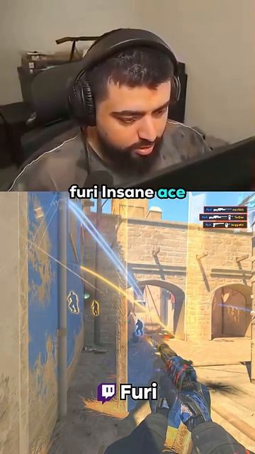 Furi Absolutely Insane Ace 🤯#cs2 #csgo #cs2moments #furi #shorts - Furi Uncut (720p)
