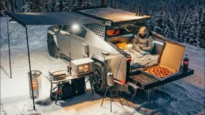 Ночёвка в кузове при −20 ℃: метель не утихает