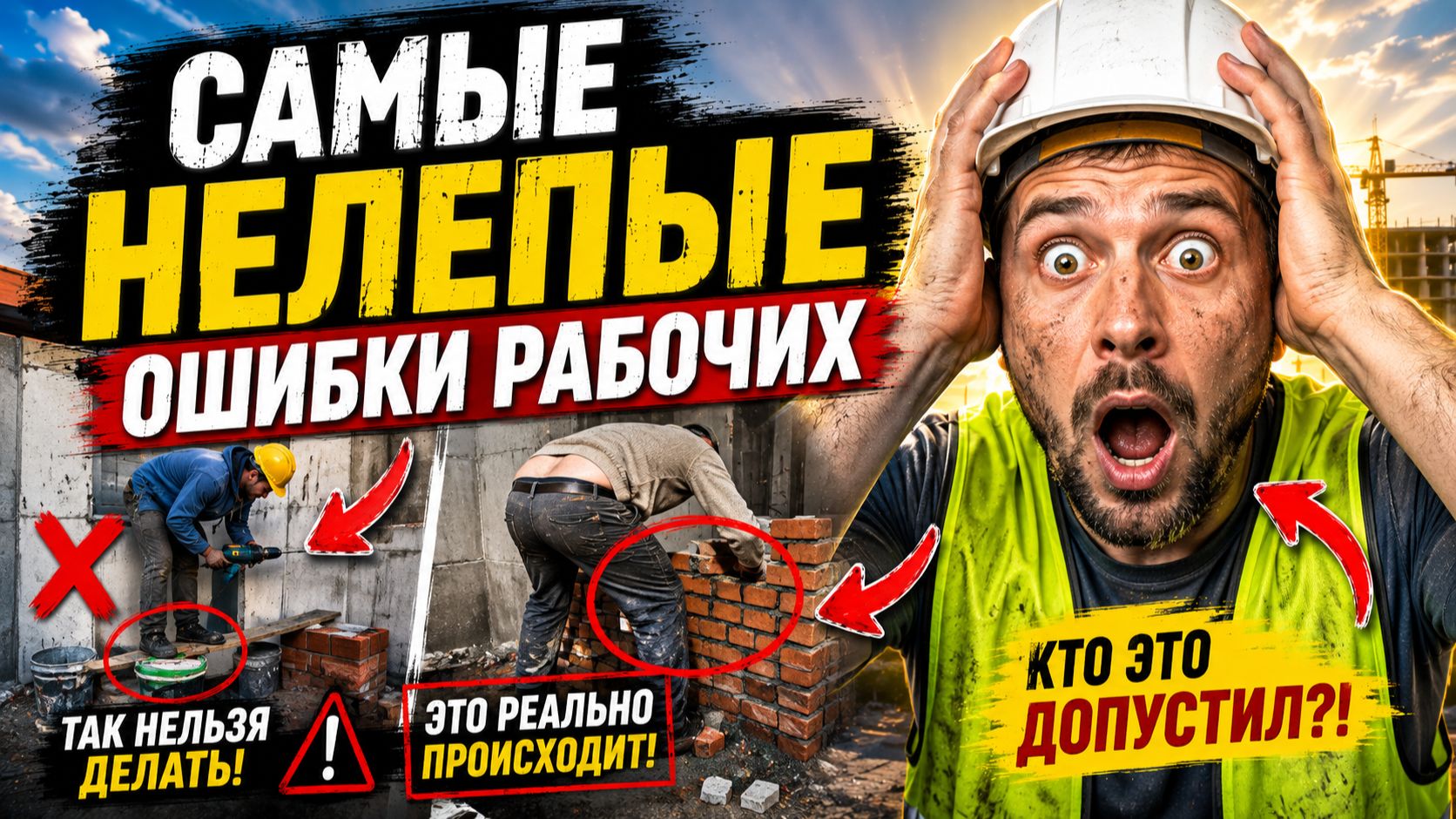 Самые Нелепые Ошибки Рабочих