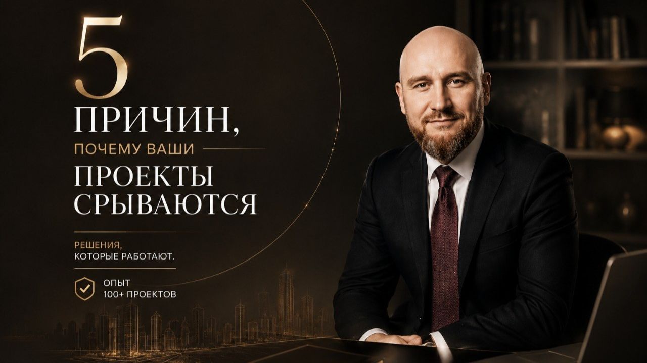 5 причин, почему ваши проекты срываются  Решения, которые работают. Опыт 100+ проектов Часть 1