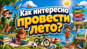 Как интересно провести лето?  Естествознание, 2 класс