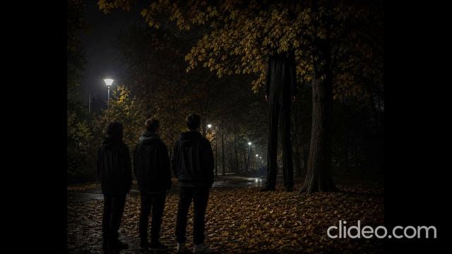 высокий человек в парке и дедок на вершине сосны
