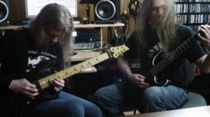 Jeff Loomis and Joe Nurre play Shouting Fire at a Funeral