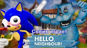 Соник играет  ПРИВЕТ СОСЕД - Bear5 MOD!!!!
