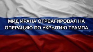 МИД Ирана отреагировал на операцию по укрытию Трампа
