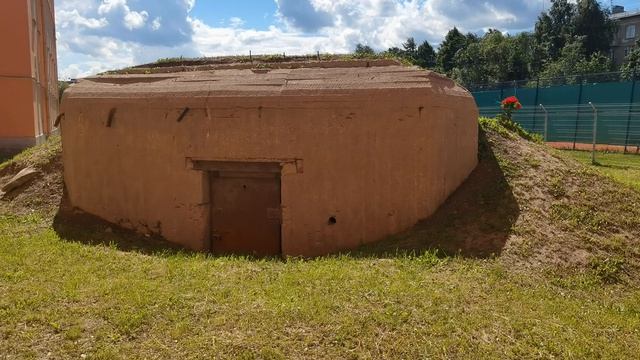 ДОТ 78 Ижорского оборонительного района Ленинграда у Чесменского дворца.