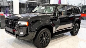 Toyota Land Cruiser Prado 2026 года великолепный автомобиль в черном цвете. Обзор автомобилей