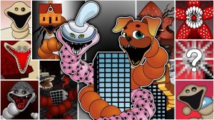 My Sprunki OC: HUNGRY WORM (от фазы 1 до новой фазы 81, фазы 82 из Roblox)
