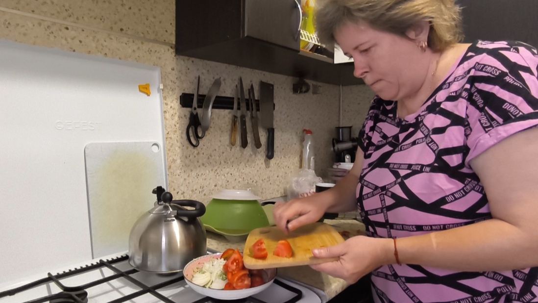 Любашины будни, готовлю завтрак ✅