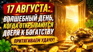 17 августа - День богатства. Притягиваем удачу.