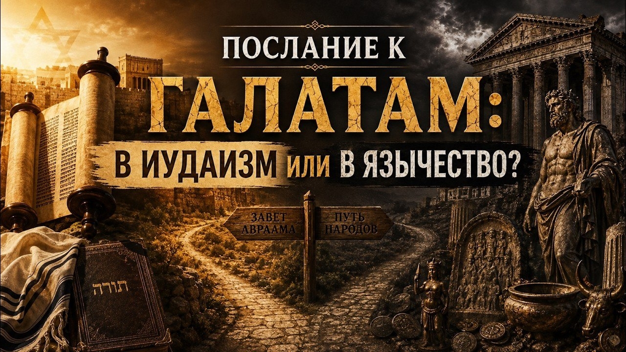 Послание к Галатам: В Иудаизм или в Язычество? Разоблачение мифа о «Законе» | Часть 1 |