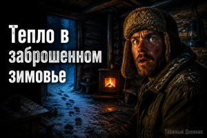 Кто растопил печь в заброшенном таёжном посёлке