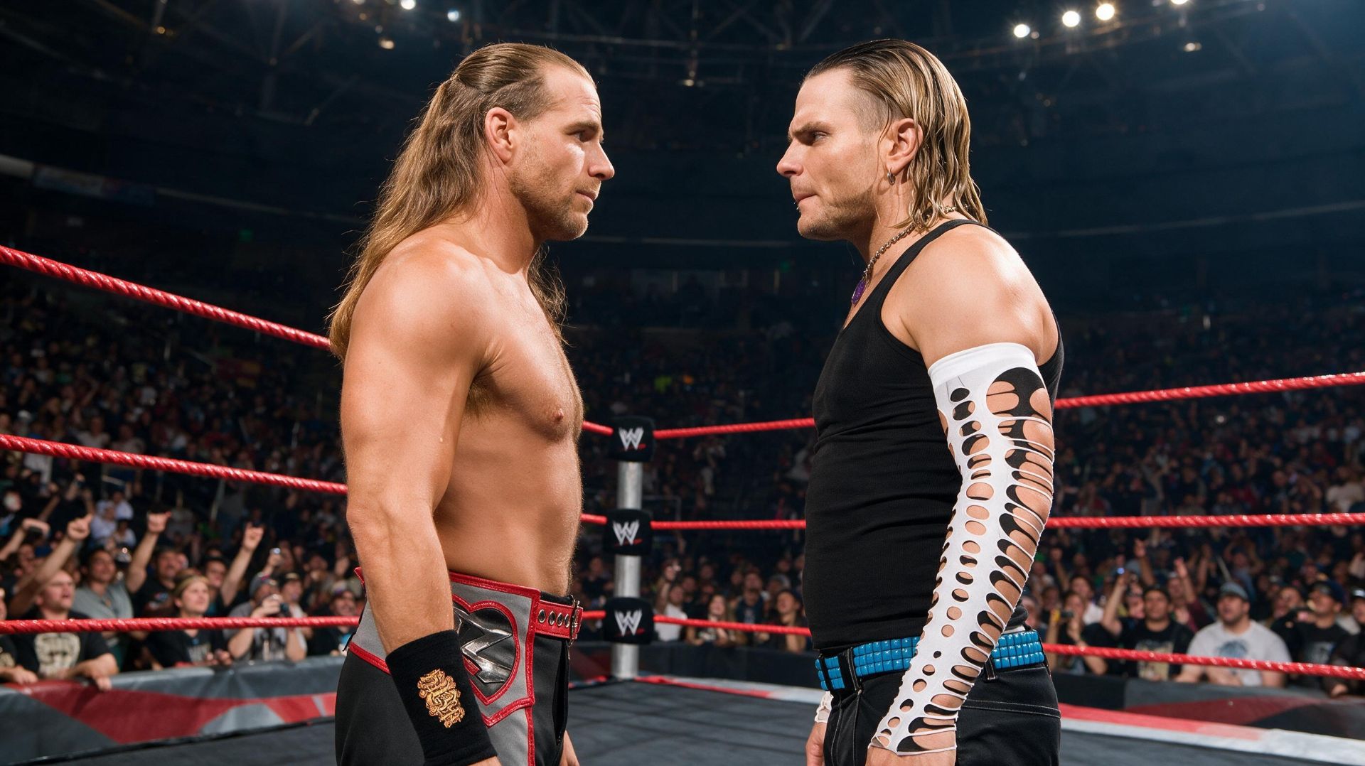 Shawn Michaels Vs Jeff Hardy (WWE Raw, 2008-02-11)