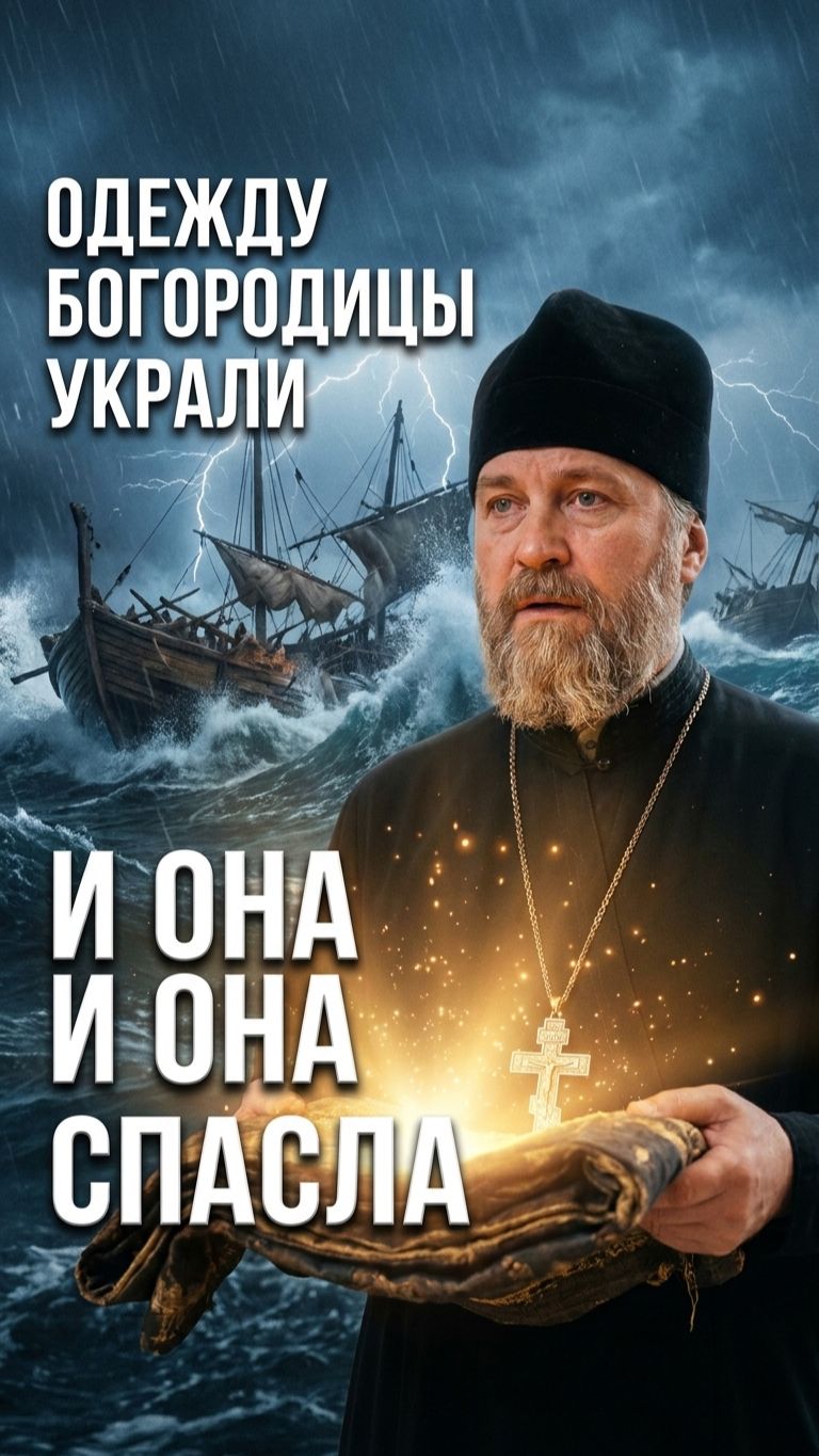 🕊️ Ризу Богородицы украли, подменили копией — и это спасло целую столицу