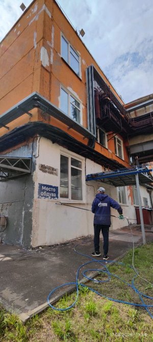 Грунтование фасада перед покраской