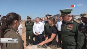 Андрей Бочаров и Александр Санчик посетили «Юный ястреб» в Волгоградской области