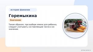 Фамилия Горемыкина: происхождение, значение и склонение