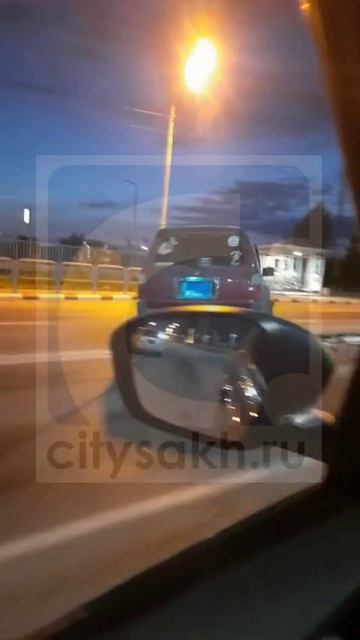Вечернее ДТП произошло в Южно-Сахалинске