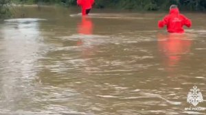 Семью спасли во время подтопления в Приморье