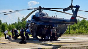 Ми-8 а/к Норильск Авиа | Рейс Норильск – Снежногорск | Усть-Хантайская ГЭС