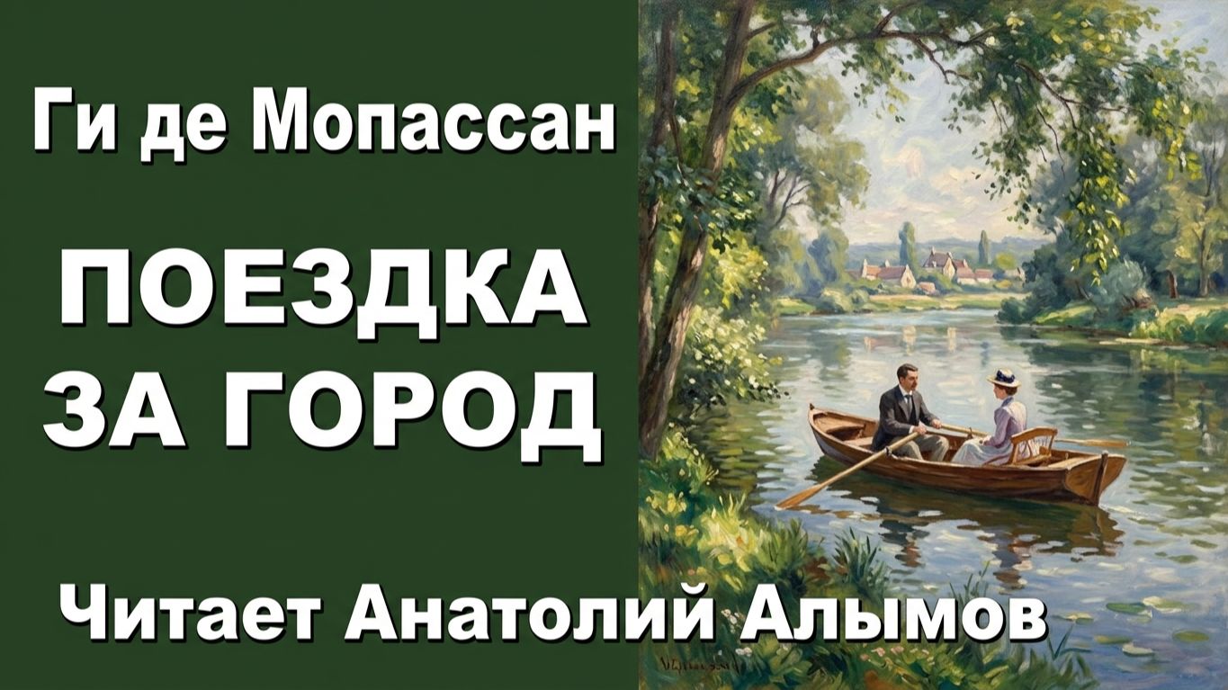 Ги де Мопассан. Поездка за город. Читает Анатолий Алымов. Аудиокнига