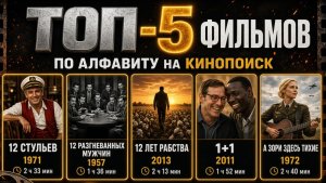 «Топ-5 фильмов по алфавиту на Кинопоиске»
