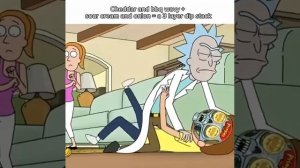 Cheddar and bbq wavy sour cream and onion a 3 layer dip stack funny fyp rickandmorty оригинал