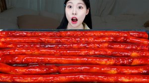 Мукбанг - курица и сырные закуски - горячая порция