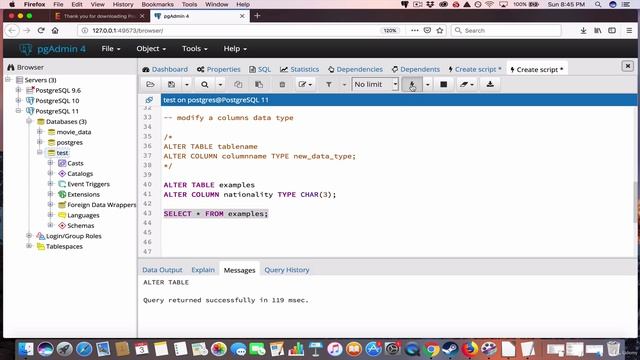 03 12. Modifying Tables Part 2 Changing A Columns Data Type