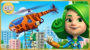 Верта, Игрек и Файер на вертолетах! Новые крутые задания Фиксиков