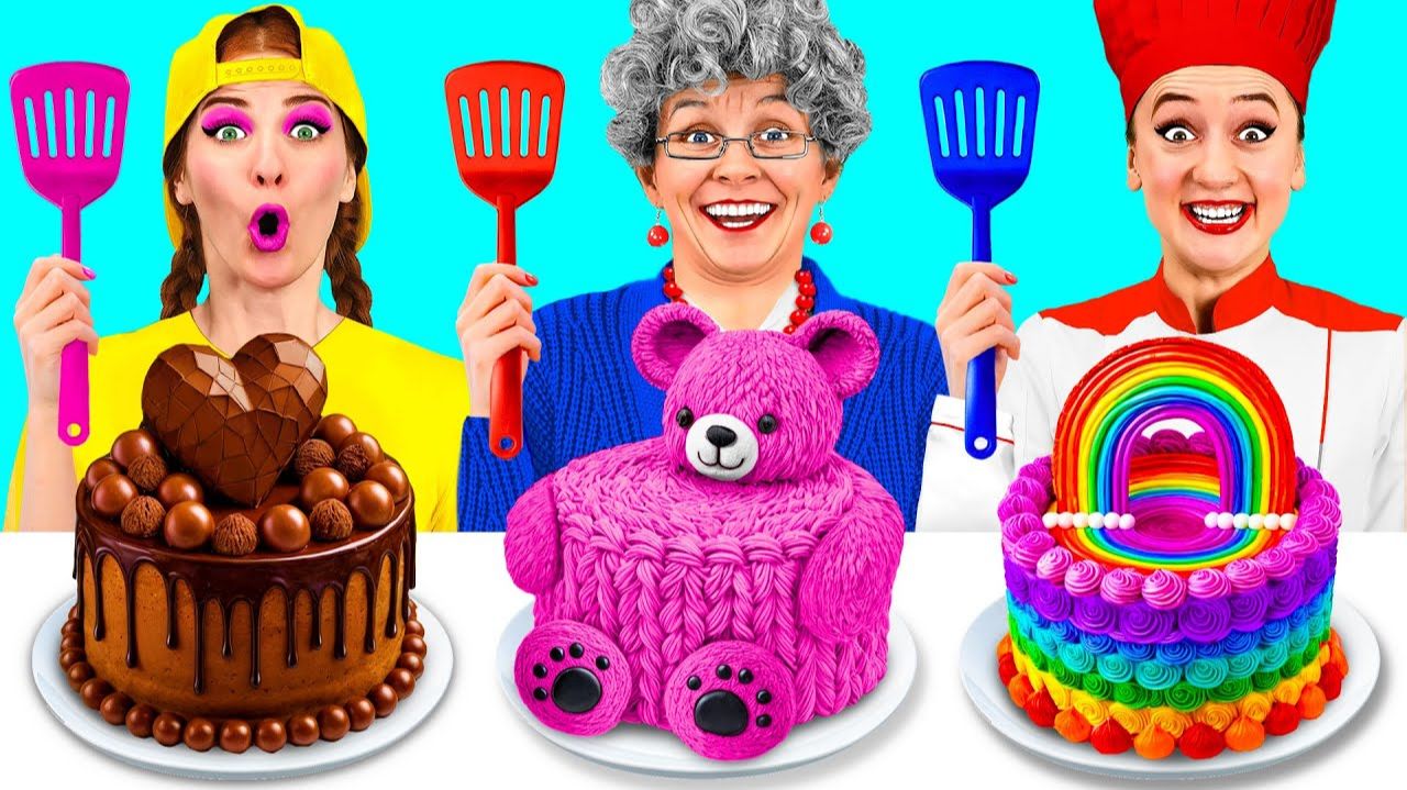 Кулинарный Челлендж# Я против Бабушки # Съедобная Битва от Fun Fun Challenge