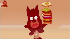 ШЕРИФ ЛАБРАДОР ГОТОВИТ БУРГЕР! Мемный МУЛЬТИК и веселый ТАНЕЦ на кухне 🍔