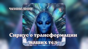 Сириус о трансформации наших тел Ченнелинг #вселеннаяя #ченнелинг #сириус #звездные_братья #послание