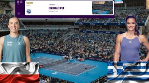 17/08/26 ⏰18:00 (7) 🇵🇱Ига Швентек - (29) 🇬🇷Мария Саккари/🏆WTA1000 🇺🇸Цинциннати. 3-й круг