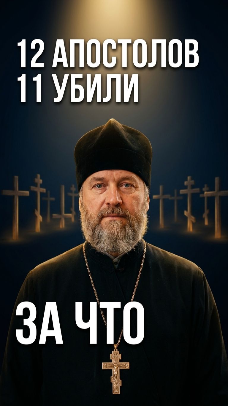 ✝️ 12 апостолов, изменивших мир. Без армии, без денег. 11 из них убили