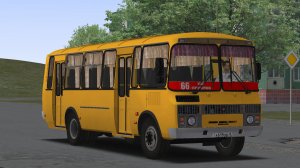 Поездка на ПАЗ-4234-70 по маршрутуи №177 по карте Чистогорск 0.9