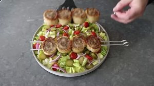 🍔 Ленивые чизбургер-кебабы Сочный ужин проще, чем бургер!