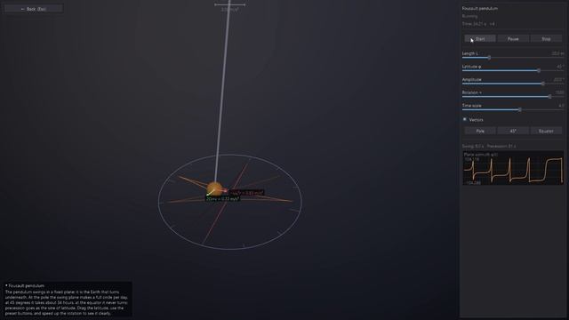 Makarov Physics Suite 2026 / Комплекс Физических Программ Макарова 2026 / Маятник Фуко