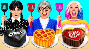 Кулинарный Челлендж# Уэнсдей Против Бабушки # Кто Победит в Кулинарной Битве от Fun Challenge