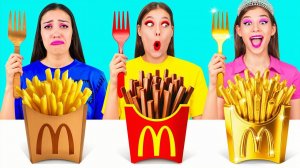 Бедная vs Богатая vs Ультра Богатая еда Челлендж # Смешные Моменты от Fun Challenge